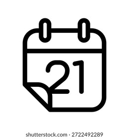 Plantilla de diseño de Vector de ilustración de icono de calendario
