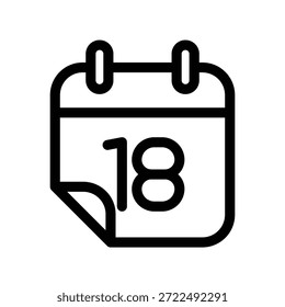 Plantilla de diseño de Vector de ilustración de icono de calendario