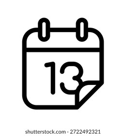 Plantilla de diseño de Vector de ilustración de icono de calendario