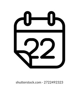Plantilla de diseño de Vector de ilustración de icono de calendario