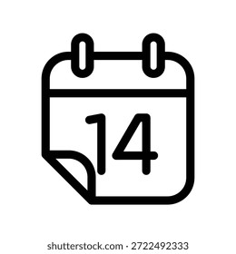 Plantilla de diseño de Vector de ilustración de icono de calendario