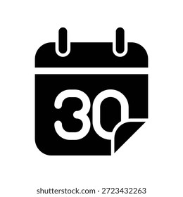 Plantilla de diseño de Vector de ilustración de icono de calendario
