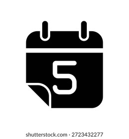 Plantilla de diseño de Vector de ilustración de icono de calendario