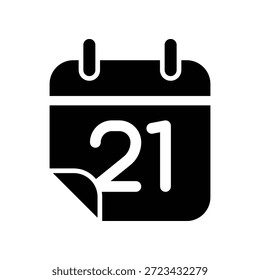 Plantilla de diseño de Vector de ilustración de icono de calendario