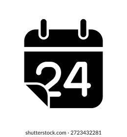 Plantilla de diseño de Vector de ilustración de icono de calendario