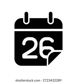 Plantilla de diseño de Vector de ilustración de icono de calendario