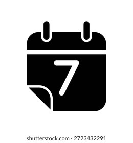 Plantilla de diseño de Vector de ilustración de icono de calendario