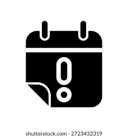 Plantilla de diseño de Vector de ilustración de icono de calendario