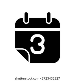 Plantilla de diseño de Vector de ilustración de icono de calendario