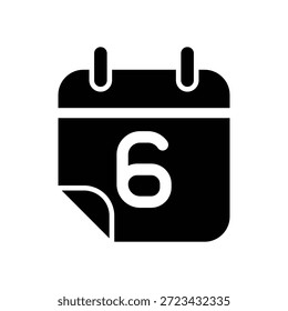 Plantilla de diseño de Vector de ilustración de icono de calendario