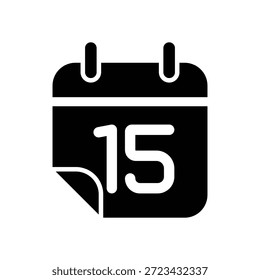 Plantilla de diseño de Vector de ilustración de icono de calendario