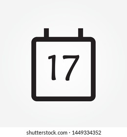 Calendar icon. Isolated date and calendar icon line style. Premium quality vector symbol drawing concept for your logo web mobile app UI design.