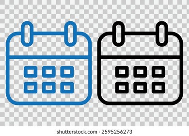 Calendar icon isolated. Deadline, calendar notification, reminder organizer. Event calendar. Schedule appointment calendar icon. vector illustrator
