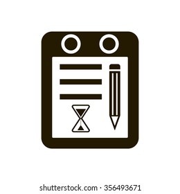 Calendar   icon,  isolated. Flat  design.