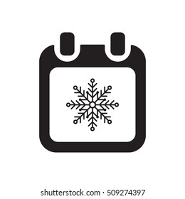 Calendar    icon,  isolated. Flat  design.