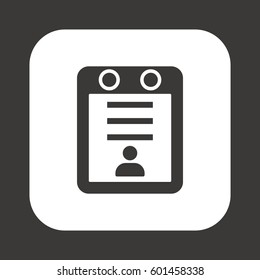 Calendar  icon,  isolated. Flat  design.