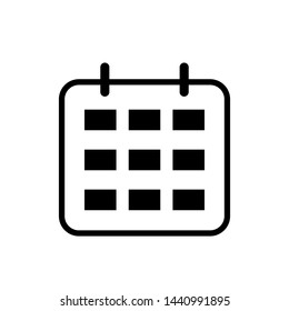 	
Calendar Icon. Calendar Isolated Flat Web Mobile Icon, Sign, Symbol, Button, Element, Vector illustration