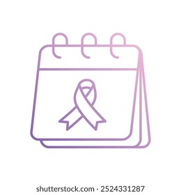 Calendar icon isolated on a white background. Vector illustration.