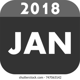 calendar icon, january, date, month, year
