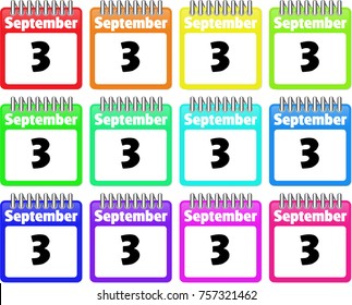 Calendar Icon Labor Day