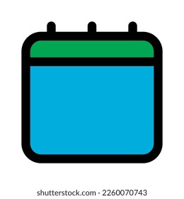 Calendar icon line isolated on white background. Black flat thin icon on modern outline style. Linear symbol and editable stroke. Simple and pixel perfect stroke vector illustration.