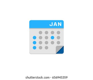 Calendar Icon Logo Design Element