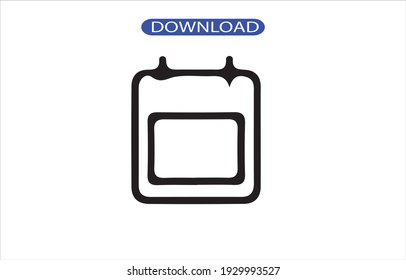 Calendar icon or logo high resolution