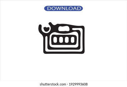 Calendar icon or logo high resolution