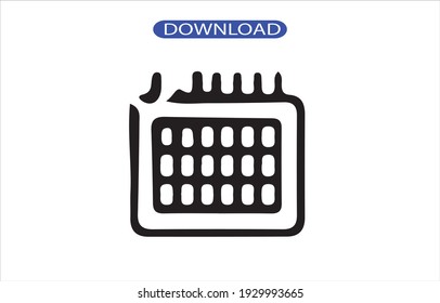 Icono de calendario o logotipo de alta resolución