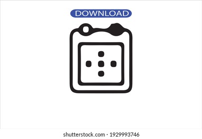 Calendar icon or logo high resolution