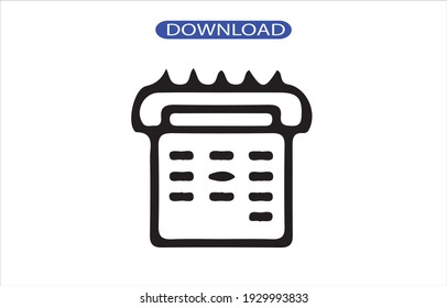 Calendar icon or logo high resolution