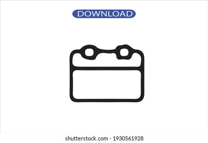 Calendar icon or logo high resolution