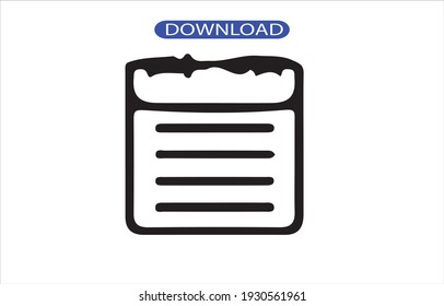 Calendar icon or logo high resolution