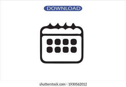 Calendar icon or logo high resolution