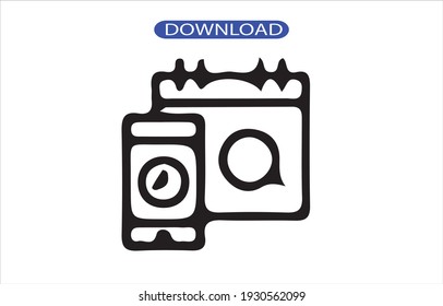 Calendar icon or logo high resolution