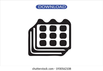 Calendar icon or logo high resolution
