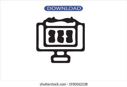 Icono de calendario o logotipo de alta resolución