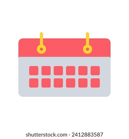 calendar icon or logo illustration style. Icons ecommerce.