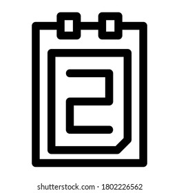 calendar icon or logo isolated sign symbol vector illustration - high quality black style vector icons
