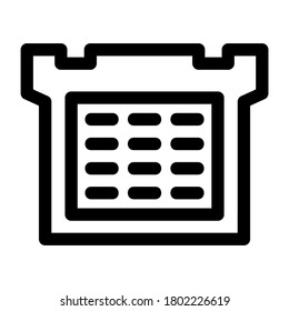 calendar icon or logo isolated sign symbol vector illustration - high quality black style vector icons
