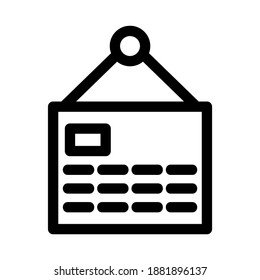 calendar icon or logo isolated sign symbol vector illustration - high quality black style vector icons
