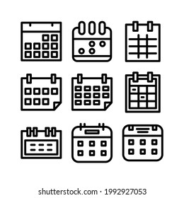 calendar icon or logo isolated sign symbol vector illustration - Collection of high quality black style vector icons
