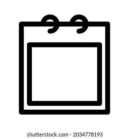 calendar icon or logo isolated sign symbol vector illustration - high quality black style vector icons
