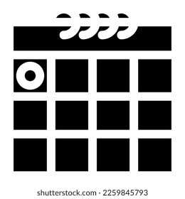 calendar icon or logo isolated sign symbol vector illustration - high quality black style vector icons