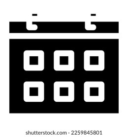 calendar icon or logo isolated sign symbol vector illustration - high quality black style vector icons