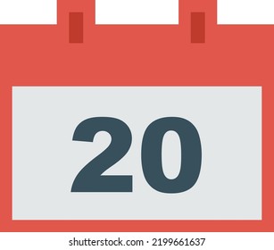 Icono de calendario, logotipo o símbolo