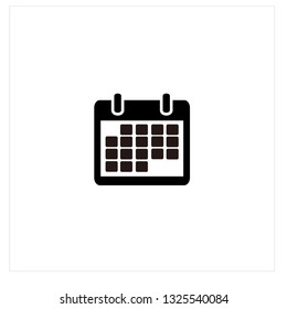 Calendar Icon Logo Vector