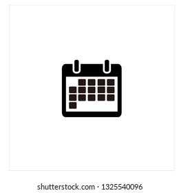 Calendar Icon Logo Vector