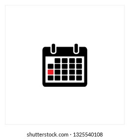 Calendar Icon Logo Vector