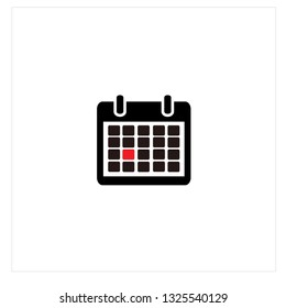 Calendar Icon Logo Vector